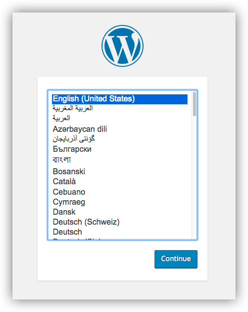 Configuration de wordpress